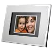 5x7_5.6_128_brush metal with silver pattern cover Digital Picture Frame