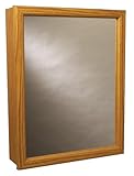Zenith Products K16 Mirrored Swing Door Medicine Cabinet with Wood Frame