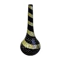 Ceramic Eggshell Vase With Long Neck - Black