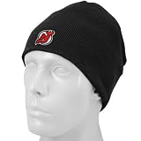 NHL New Jersey Devils Basic Cuffless Knit Beanie, One Size