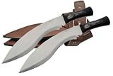 Twin Kukri Knives, sheaths & belt 210789