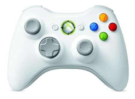 Xbox 360 ワイヤレス コントローラー (ピュア ホワイト)