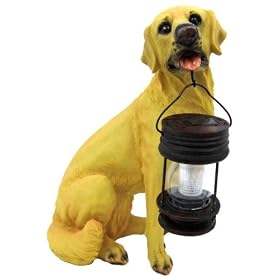 Labrador Retriever Outdoor Solar Garden Light Dog Lab