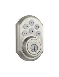 Home Improvement: Kwikset 909 SmartCode? Electronic Deadbolt featuring SmartKey? in Satin Nickel - Kwikset