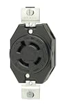 Leviton 065-02410-000 20 Amp Twist Lock Flush Receptacle L14-20R 125/250 Volt