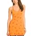 G by GUESS Robyn Braided Tie Dye Tank, ORANGE (M)