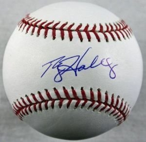 Phillies Roy Halladay Autographed/Hand Signed Authentic Oml Baseball PSA