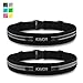(Upgrade 2 Pack) Kamor #11 Running Belts / Runner's Race Belt / Fitness Workout Belt / Sport Waist Pack / Waist Pouch / Exercise Waist Bag for Apple iPhone 6, 6 plus, 5, 5s, 5c, Samsung during Race, Hiking, Walking, Cycling