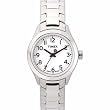 Timex Women's T2M447 T-Series Silver-Tone Stainless Steel Bracelet Watch