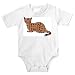 Onesie with spotted, cat, bengal, pet, animal