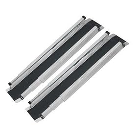 MABIS 5' Telescoping Adjustable Wheelchair Ramps, 7" x 3'-5', 660 Lb. Weight Limit, 1/Ea,