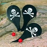 24 Pirate Paddle Balls