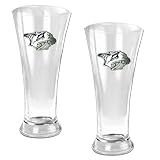 Atlanta Thrashers NHL 2pc 16oz Pilsner Glass Set - Primary Logo