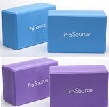 Set of 2 ProSource Yoga Blocks Premium Quality 9" By 6" Large Size