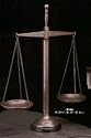 Executive Lawyer Gift-The Legal Justice Scale Sculpture Bronzed Brass