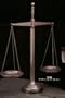 Executive Lawyer Gift-The Legal Justice Scale Sculpture Bronzed Brass