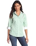 Foxcroft Womens Chevron Stripe Non Iron Blouse