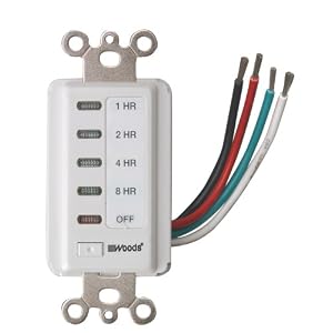 Click here to buy Woods 59013 Decora Style 8-4-2-1 Hour Electronic Timer, White.