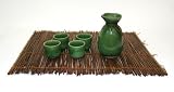 Sake Set 5-pc - Green Tea