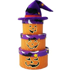 Pumpkin Patch Gift Tower of Snacks and Treats - A Great Halloween Gift Basket!