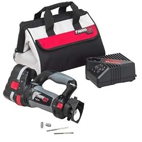 RotoZip RZ18V-1100 Spiral Saw System with Cordless Tool, XBIT and Collet Accessory Pack (Battery... by Roto Zip