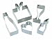 Kitchen Craft Party Metal Cookie Cutter Set, Pack of Five, Carded