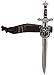 California Costumes Knight Sword With Crusader Sheath Costume Accessory