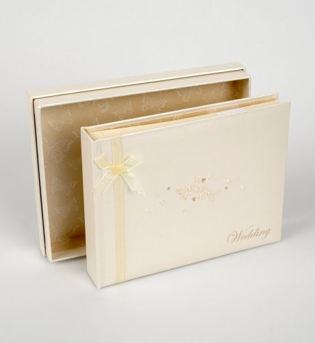 Cream Butterfly Small Photo Album