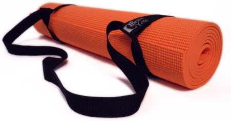 Bean Yoga Mat Sling Harness, Extra Long. Simple Looped Carry Strap (Sling Only) Recycled Polyester or Cotton Webbing