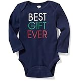 オールドネイビー OLD NAVY/ グラフィックボディスーツ ギフトグリーン ロンパース長袖 18～24ヶ月【並行輸入】