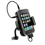 Fosmon® Premium Quality Auto Radio FM Transmitter Car Charger Kit for Apple iPhone 3G / 3GS