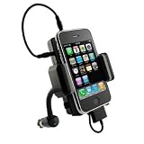 Fosmon® Premium Quality Auto Radio FM Transmitter Car Charger Kit for Apple iPhone 3G / 3GS