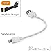 iPod Touch 5 Cable, BoxWave [USB Lightning Cable with BONUS Keychain Charger] Apple Certified MFI Lightning Charge Sync Cable for Apple iPod touch 5 - 5 in - White