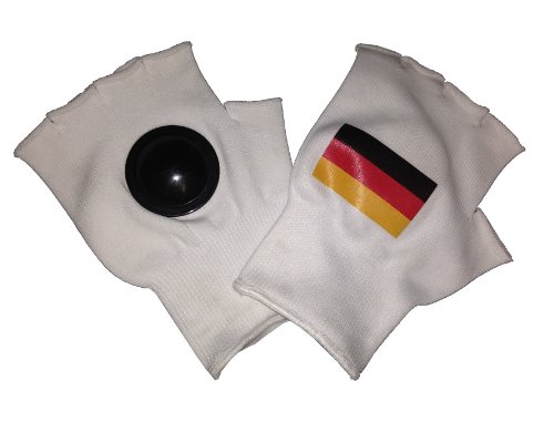 Clip-Clappers Klatsch Handschuhe mit Deutschland Fahne Gr. Uni Fanartikel Fussball WM EM Support Fan