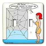 Rich Diesslins Funny General - Editorial Cartoons - Issues of the Real Spiderman - Cleaning - Light Switch Covers -... by 3D Rose