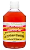 Organic Apple Cider Vinegar with the Mother, Raw & Unfiltered, Natural Health Tonic, 500ml