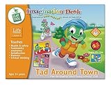 LEAPFROG Imagination Desk Tad Around Town Life Lessons 2 Book & Cartridge