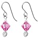Titanium October Birthstone Earrings Made with SWAROVSKI ELEMENTS