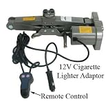 1 Ton Electric Scissor 12v Auto Car Jack Lift - 2200lb