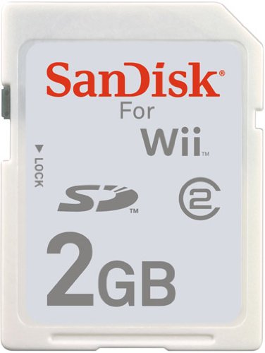 gadget geek - sandisk sdsdg 002g b46 pour nintendo wii carte memoire