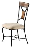 Hillsdale Pacifico Dining Side Chair, Black with Coppered Highlights and Ho ....