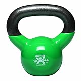 Cando 10-3193 Green Kettle Bell, 10 lbs Weight