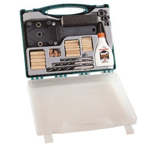 Produkt-Bild: Wolfcraft 4645000 D&uuml;belset im Aufbewahrungskoffer