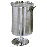 30 QUART ALUMINUM TURKEY DEEP FRYER Black by Hawk