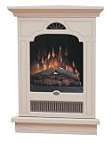 Dimplex EWMC-CC-SS Symphony Wall-Mounted Corner-Style Electric Fireplace, Cream