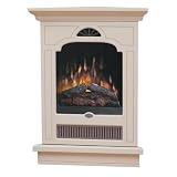 Dimplex EWMC-CC-SS Symphony Wall-Mounted Corner-Style Electric Fireplace, Cream by Dimplex