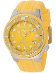 Swiss Legend Womens 11840D-07 Neptune Yellow Dial Yellow Silicone Watch
