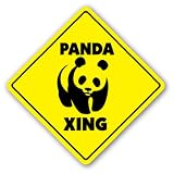 PANDA CROSSING - Sign - xing signs bear zoo china gift