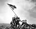 Iwo Jima (Raising American Flag) Art Poster Print - 16x20 custom fit with RichAndFramous Black 20 inch Poster Hangers