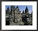 Hindu Temples of Candi Prambanan, Unesco World Heritage Site, Yogyakarta Region, Indonesia Architecture Framed Art Poster Print by Bruno Barbier, 22x18